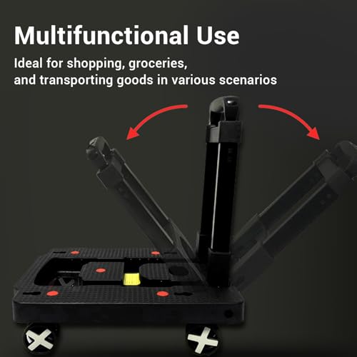 Carretilla Plegable Manual con Ruedas Giratorias miniatura 4