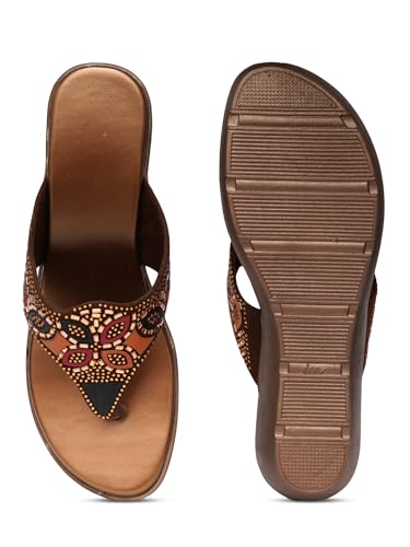 Image of Women's Elevate Comfort Flat Sandals Cushioned Adjustable & Stylish Slip-Resistant Design For Girls /Ladies Black
