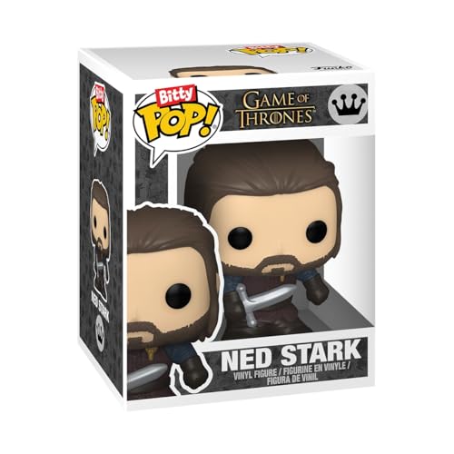 Pack 4 Figurines Funko Bitty Pop GoT Ned Stark - vue 6