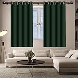 Photo Gallery zhiqxue tende per interni 180 x 150 cm 100% poliestere tende cucina, finestre per interni finestre con anelli, verde scuro Photo Gallery zhiqxue tende per interni 180 x 150 cm 100% poliestere tende cucina, finestre per interni finestre con anelli, verde scuro