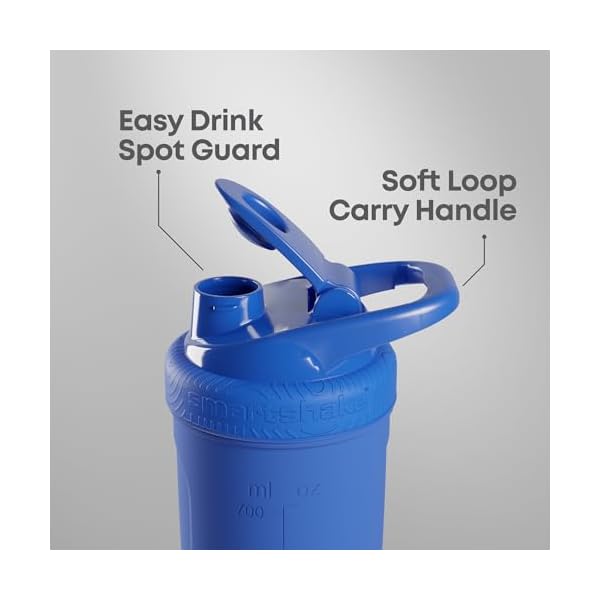 Smartshake Rockband Reforce Stainless Steel Protein Shaker Bottle - Non Insulated Gym Bottle | Metal Shaker Bottles - 900 ml | 30 oz - Leakproof Screw-on Lid - BPA Free | Slayer, Scratchy Logo - Image 5