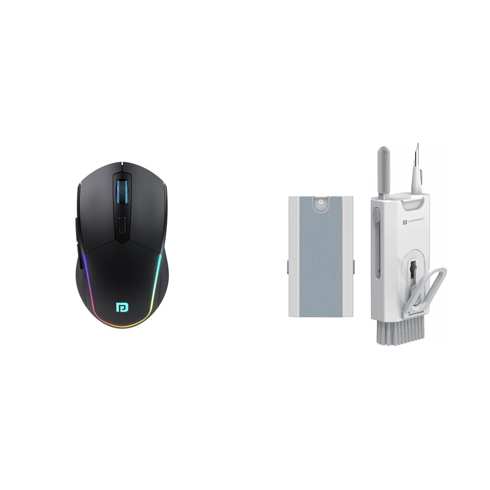 Portronics Toad One Bluetooth Mouse with 2.4 GHz & BT 5.3 Dual Wireless, 6 Buttons, Rechargeable, RG (B0C6LP1LRY) Amazon Price History, Amazon Price Tracker