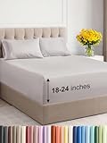 Extra Deep Pocket Sheets - 4 Piece Sheet Set - Queen Sheets Deep Pocket- Extra Deep Pocket Queen Sheets - Deep Fitted Sheet Set - Extra Deep Pocket Queen Size Sheets - Easily Fits Extra Deep Mattress