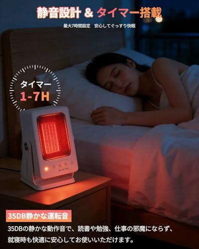 YANGXI セラミックヒーター 人感センサー付き