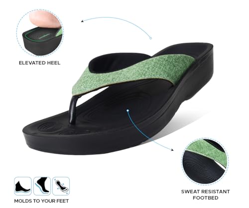 Image of AEROTHOTIC Comfortable Arch Support Flip Flops for Women Orthotic Sandals