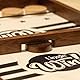 Lingle Sling Puck Game - 16,5 Zoll Premium-Brettspiel aus Massivholz, luxuriöser Sling-Puck-Kampf für unterhaltsame Familienspiele oder Partys mit Freunden, klassisches wettbewerbsfähiges Tischspiel