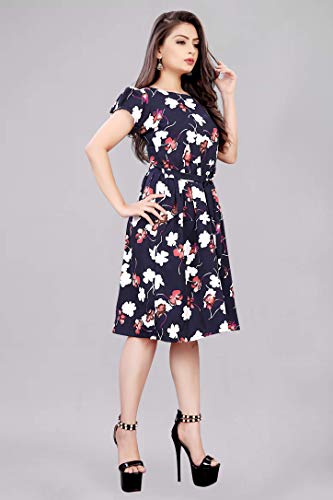 Image of AA Creation Women's Fit And Flare Knee Length Dress