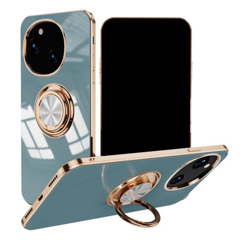 AGENIUS�EFor AQUOS R11 �P�[�X �ϏՌ� �J�o�[ ���b�L TPU �\�t�g�P�[�X �ԍڃz���_�[�Ή� ��̌^�����O�t�� �X�^���h�@�\(�O���[)