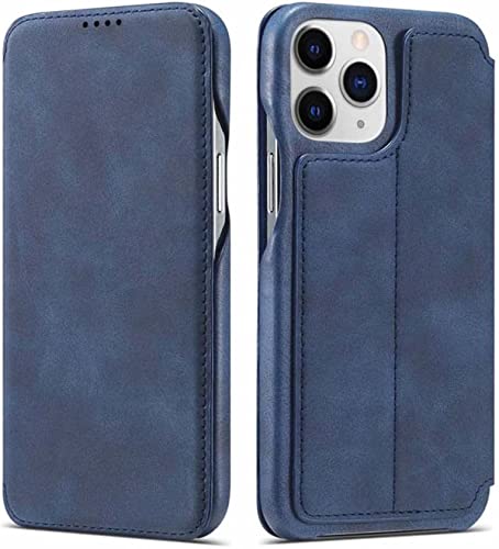 Funda tipo libro para iPhone 14 Pro azul para proteger tu móvil de caídas y arañazos