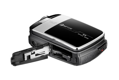 Aiptek AHD H500 Full-HD Camcorder (16 Megapixel, 7,6 cm (3 Zoll) Touch LCD Display, 5-fach optischer Zoom, HDMI) – Bild 4