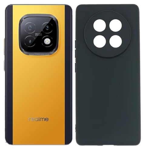 Image of Back Cover case for Realme Narzo 70 Turbo - Black