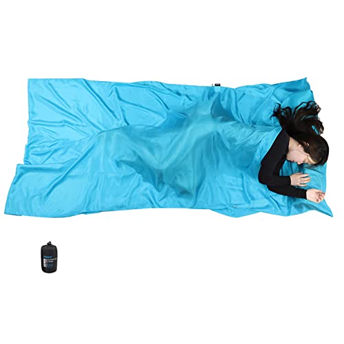 Browint Silk Sleeping Bag Liner, Silk Sleep Sack, Extra Wide 87