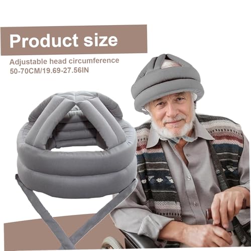 Casco protector para personas mayores con cojín grueso y ajustable 3