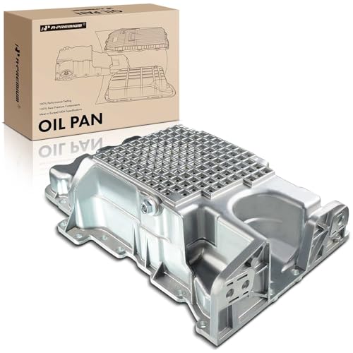 Image of A-Premium Engine Oil Pan Sump with Drain Plug Compatible with Mazda 6 03-05, MPV 00-06, Tribute 01-06, Mercury Cougar 1999-02, Mariner 05-08, Mystique 1995-00, Ford Contour 1995-00, Escape 01-08 | Compatible with Ford Escape 01-08, Contour 95-00 & Mazda 6 03-05, MPV 00-06, Tribute & Mercury Cougar, Mariner, Mystique