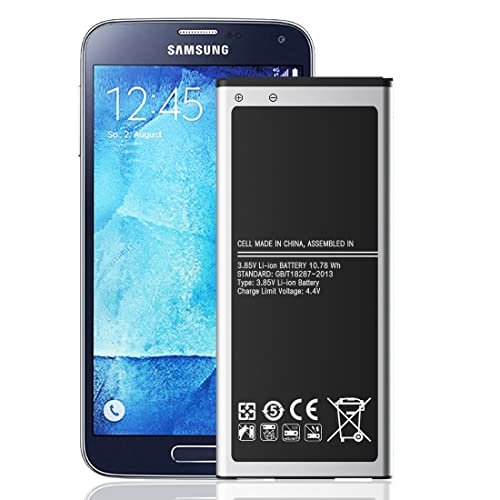 [4300 mAh] Batería de repuesto para Samsung Galaxy S5 Neo EB BG903BBE G903F | S5 LTE | S5 Active S5 Active S5 (batería de repuesto sin NFC)