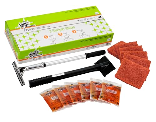3M Scotch-Brite Griddle Cleaning, Quick Clean System, Heavy Duty, Cleans in 3-5 Minutes, For Baked...