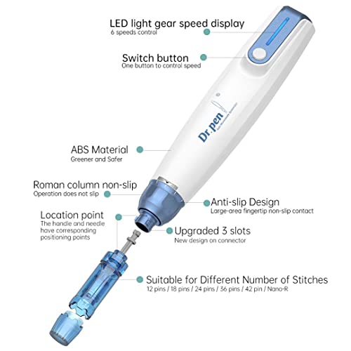 Dr-Pen-Ultima-A9-Multi-Function-Wireless-Derma-Beauty-Pen-Skin-Care-Tool-Kit-025mm-12pins-2-025mm-36pins-2-025mm-Round-Nano-x2
