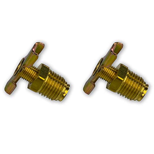 2 Pack 1/4"NPT Powermate Vx 072-0001RP Tank Drain Valve