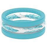 Stackable Feather Silicone Ring by Groove Life - Breathable Rubber Wedding Rings for Women, Lifetime...