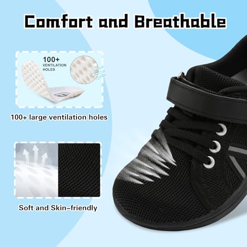 JOINFREE Toddler Shoes Boys Girls Wide Barefoot Shoes Little Kids Minimalist Sneakers Zero Drop Casual Walking Shoes Breathable Tennis Shoes Indoor Outdoor4