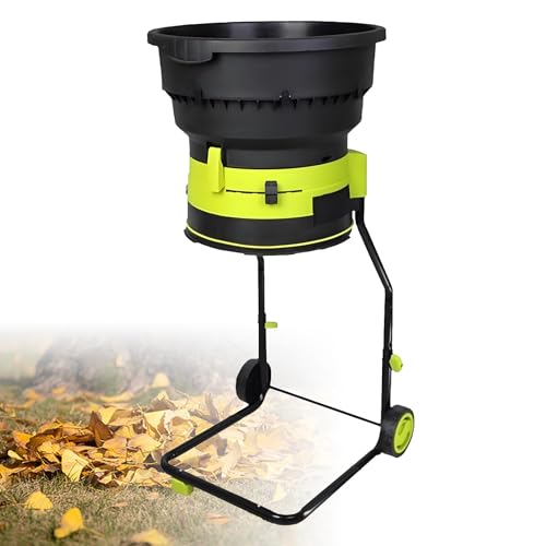 Planet-Friendly Corded Electric Leaf Mulcher - 2500W Compost Shredder...