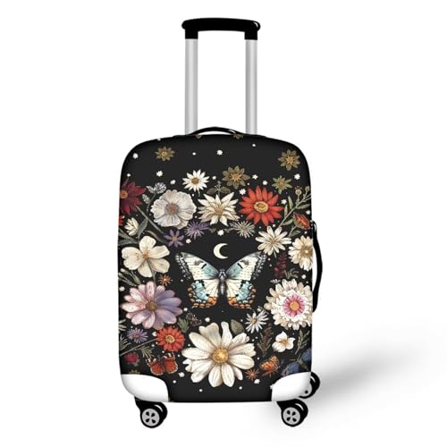 Luggage Covers Suitcase Covers for Luggage Elastic Washable Travel Luggage Cover Elegant Butterfly Design2