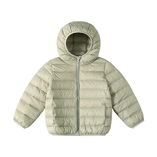 sfdgfhyf Kids Boy Girl Lightweight Puffer Jacket Quilted Bubble Coat Toddler Winter Coat 𝐖aterproof Packable