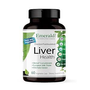 Emerald Labs Liver Health with Silymarin Milk Thistle and Meriva Phytosome to Support Liver Health and Cleanse Support – 60 Vegetable Capsules