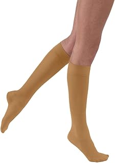 Jobst Ultrasheer 20-30 Knee High Closed Toe Womens Stockings Suntan Medium