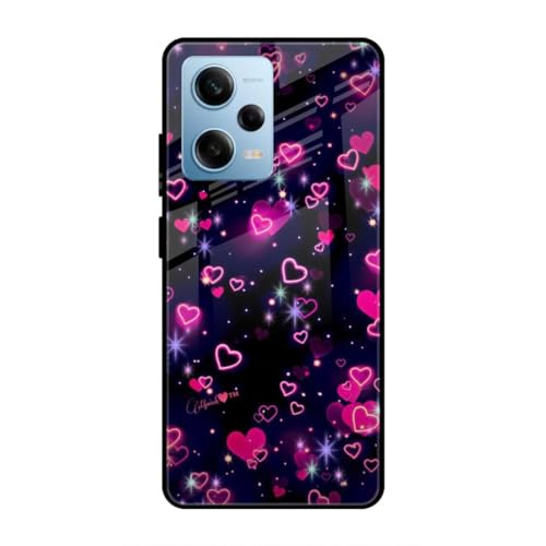 Image of SmashItUp Heart | Simple Design Designer Printed TPU Metal Case Mobile Back Cover for Redmi Note 12 Pro 5G