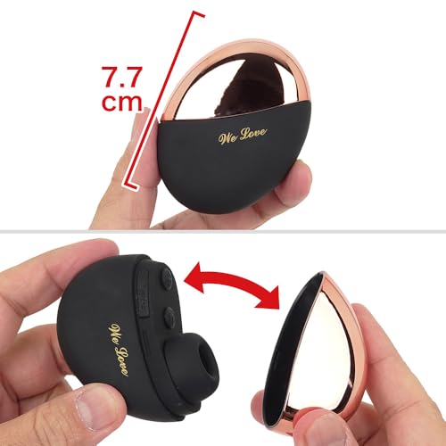 ポケットクン２ 吸引 吸うやつ クリ ハンディローター 10種+2種強弱 生活防水 (ホワイト) - 画像3