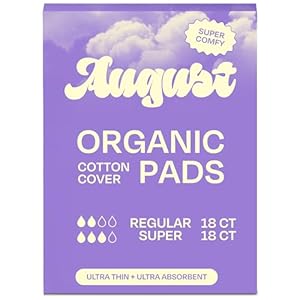 August Cotton Menstrual Pads, 36 (1...