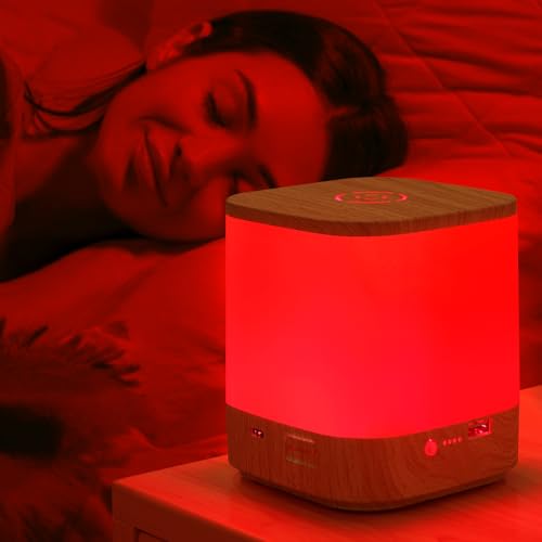 Streamlet 670nm Red Light Night Light for Sleep with Timer,