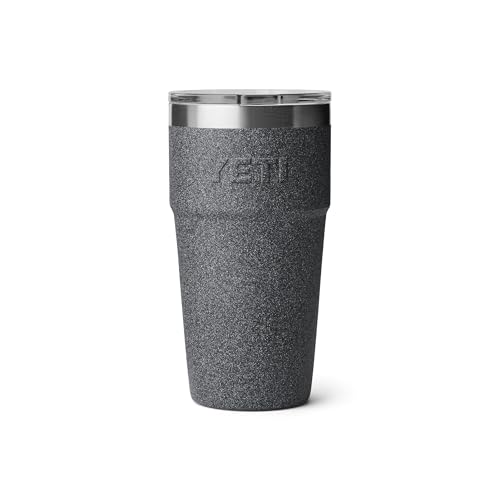 Image of YETI Rambler 20 oz Stackable Tumbler, Stainless Steel, Vacuum Insulated with MagSlider Lid