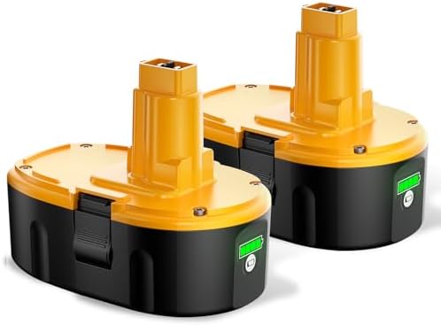 2Pack 6500mAh Replacement for Dewalt 18V Battery Lithium Compatible with Dewalt 18 Volt XPR Battery DC9096 DC9098 DC9099 DW9095 DW9096 DW9098 DE9038 Cordless Power Tools