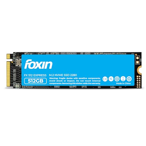 Image of Foxin SSD 512 GB NVMe | Internal Solid State Drive with Micron Chipset, SMI Controller, M.2 PCIe 3.0 Interface | Ultra-Low Power Consumption | Read /Write Speed Upto 3200 /2700 MB /s | 5 Yrs Warranty