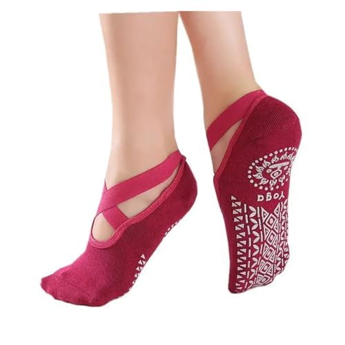 Chaussettes antidérapantes femme avec technologie anti-friction sport
