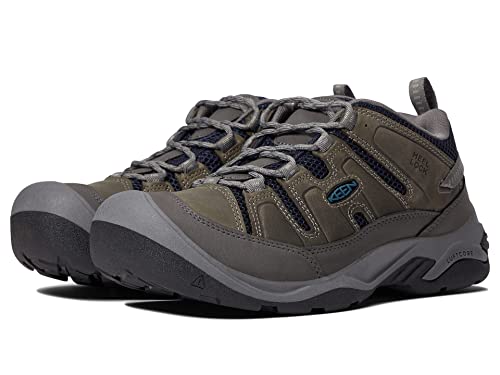 Image of KEEN Men's Circadia Vent Low Height Breathable Hiking Shoes, Bison /Potters Clay