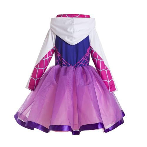 Capa Gótica Araña para Niñas 7 Años Halloween miniatura 3