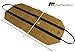 MYFIREPLACEDIRECT Sturdy Waxed Canvas Firewood Log Carrier, Durable Firepalce Wood Bag with Reinforce Duty Straps