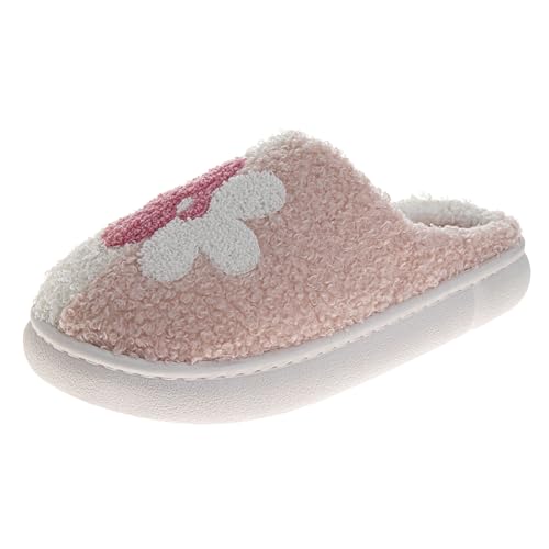 Avalanche Women's Fuzzy Slippers Plush Indoor House Shoes Cute Cozy Slip-On Soft Comfy Bedroom Slides