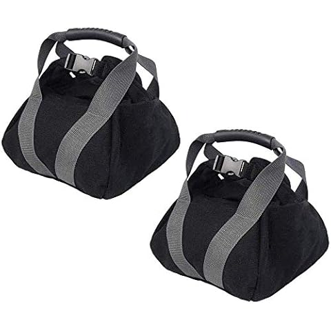 2 Pcs Adjustable Heavy Fitness Power Sandbag, Portable Adjustable Canvas Sand Kettlebell Soft Sand Bag, Weightlifting Dumbbell for Home Training, Fitness, Yoga Workout Cover