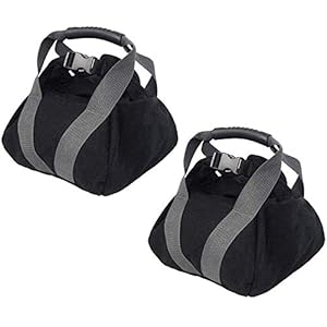 2 Pcs Adjustable Heavy Fitness Power Sandbag, Portable Adjustable Canvas Sand Kettlebell Soft Sand Bag, Weightlifting Dumbbell for Home Training, Fitness, Yoga Workout