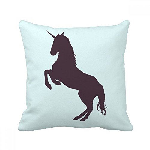 Coussin Licornes oreiller carré multicolore 40x40 décor salon maison DIYthinker - 2