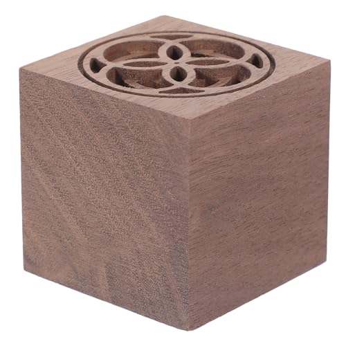 Difusor aromático eléctrico de madera con diseño cuadrado