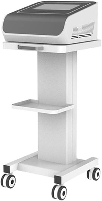 Desktop Lab Cart, Fitted with Silent Castors, Mobile Trolley Cart with Drawers, Compact Rolling Desk, Suitable for Households, Laboratories, and Dental Practice,Grey
