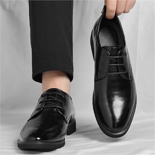 Men's Large Size Brogue Business Shoes Spring British Style Trendy Mens Dress Shoes4