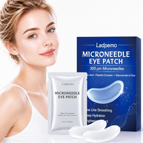 Micro-Dart Under Eye Patches with Caffeine, Peptides & Niacinamid...