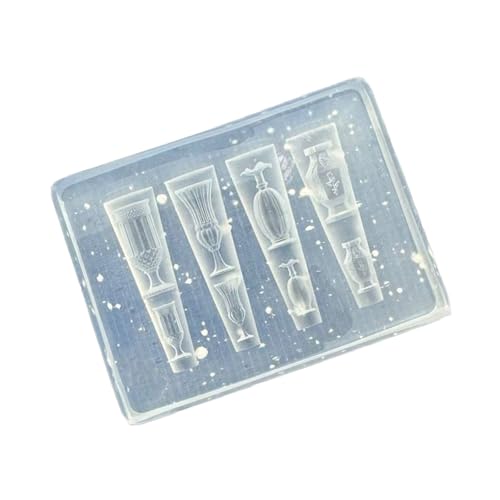 Molde de silicona floral para tallar uñas, joyería, manualidades, plantilla reutilizable con diseños de jarrón, plantilla de escultura de uñas reutilizable