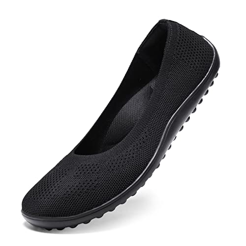 KBZone Women's Flats Slip on Ballet Flats Wide Toe Box Comfortable Walking Shoes